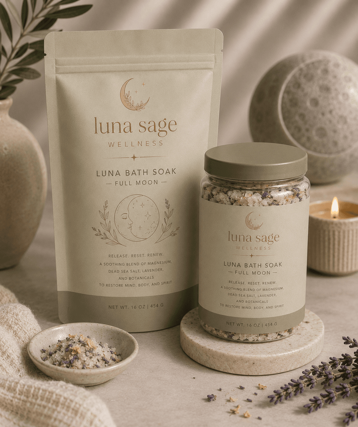 Luna Bath Soak — Full Moon